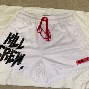 Kill Crew Muay Thai Shorts (Mid Thigh Cut)